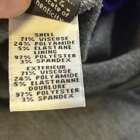 Diane von Furstenberg purple and gray colorblock sheath  Hallie dress size 6 - Picture 6 of 8